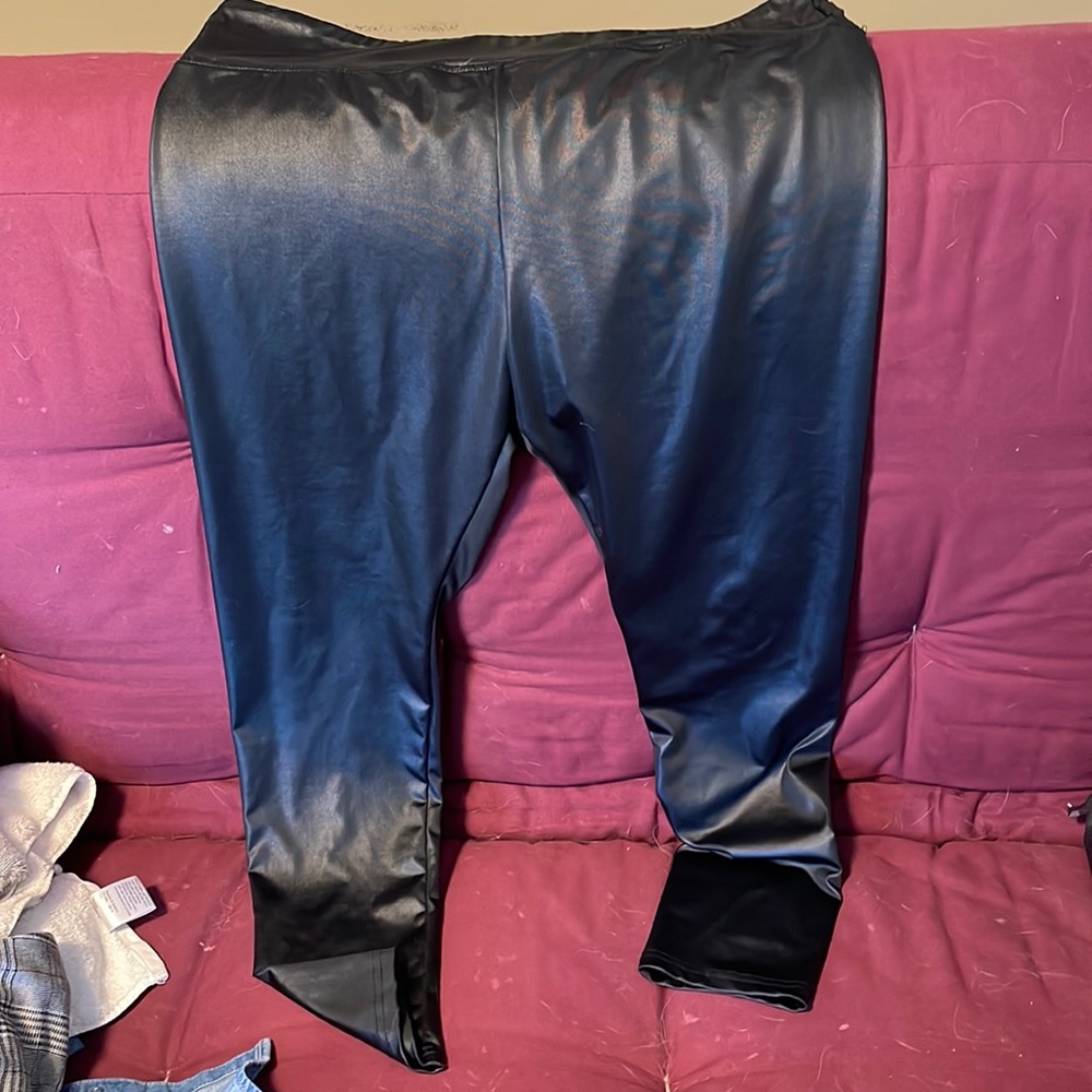 Pleather leggings